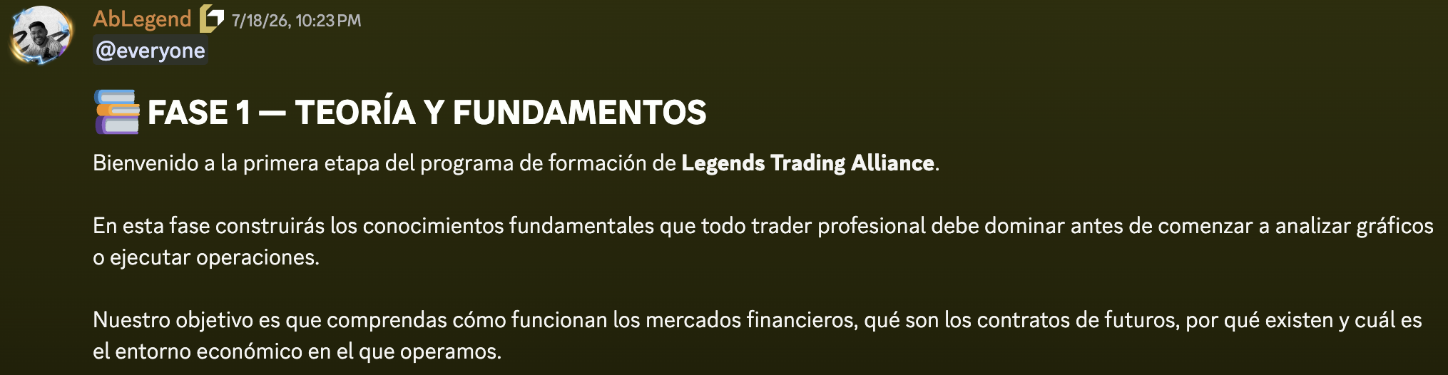 Presentación de la Fase 1: Teoría y Fundamentos.